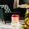 Glitzhome® 16"H Christmas MGO Santa Stool or Accent Table